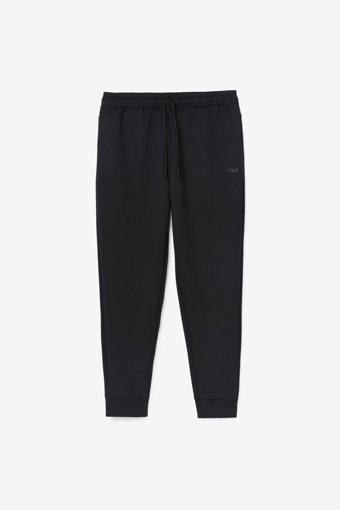 Pantaloni Fila Barbati Negrii Himmat Jogger OZFP-53642